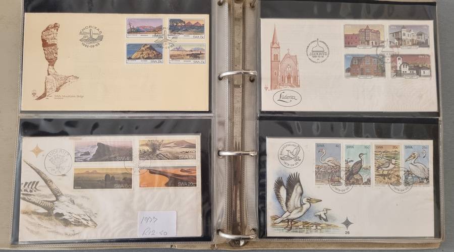 (X2) FDC ALBUMS 2ND HAND WITH SWA FDCs ETC. AS PER IMAGES. NB: PLEASE READ BELOW!!!