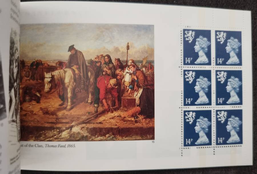 GB 1989 `THE SCOTS CONNECTION` PRESTIGE 5 POUND BOOKLET MINT. SGDX10. CV GBP 24.