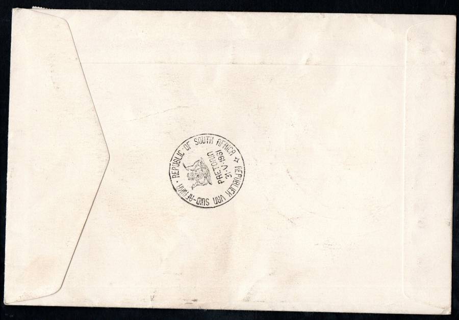 RSA 1961 NEW REPUBLIC (31 MAY 1961) SELECTION OF (X12) FDCs ETC. CONDITION ETC AS PER SCANS.