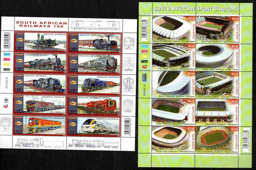 RSA SELECTION OF (X8) SHEETS/SHEETLETS. AS PER (X4) SCANS. TOTAL CV R1780.