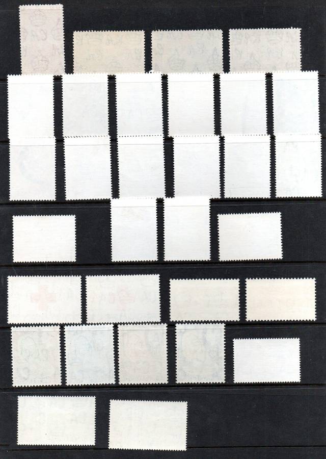 Swaziland 1947/65 selection of umm sets inc 1962 QEII def set of (x16) CC89-104  TOTAL CV R1744.