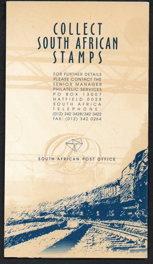 RSA 1998 The Blue Train mint booklet (booklet no 40) - total cv R500 - nice item.