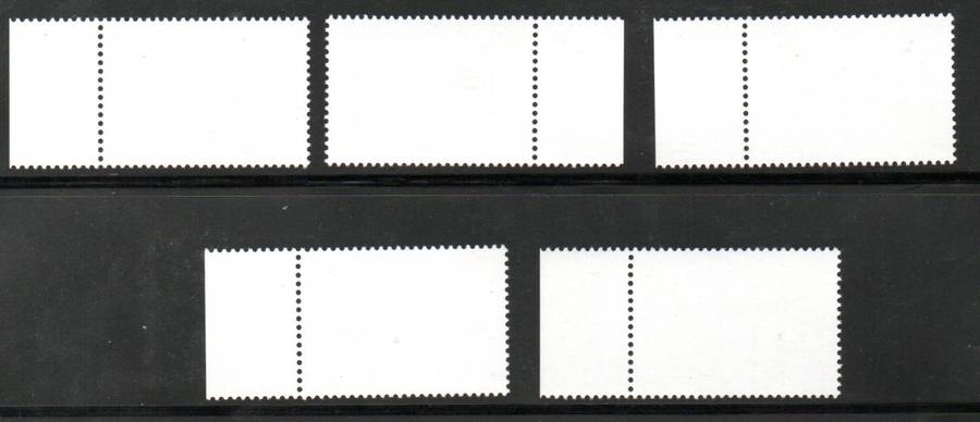 Namibia 2009 geckos set of (x5) - SACC668-672 - as per scans.