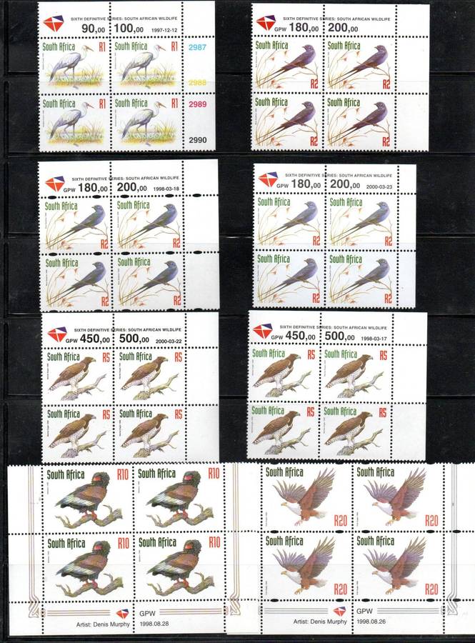 RSA selection of 6th Def control blks umm inc R10 + R20   - as per scans - good total cv.