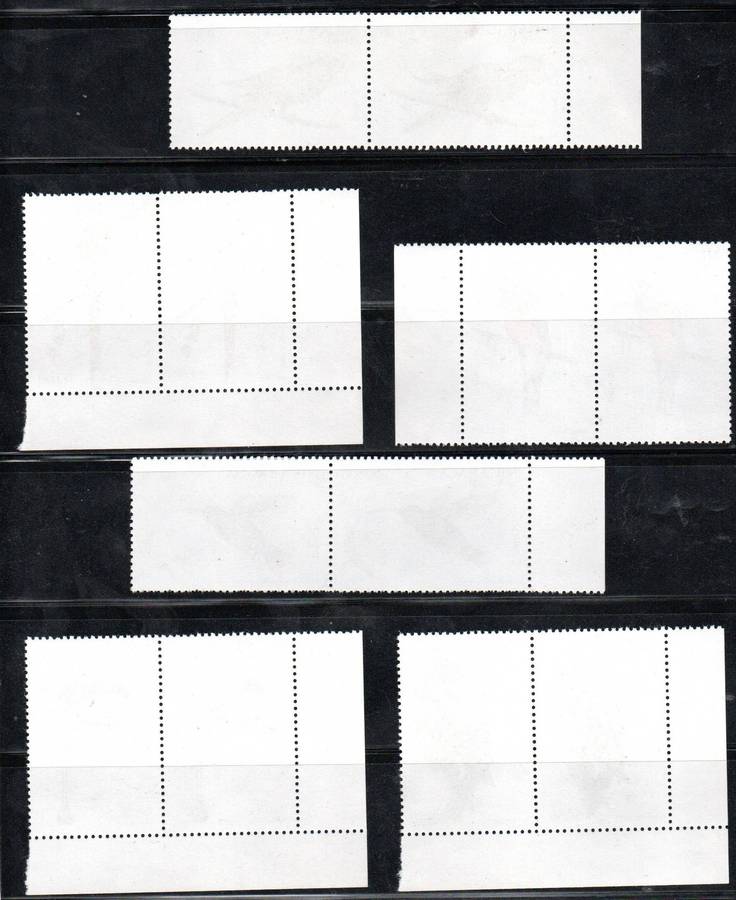 Nicaragua 1981 birds set of (x7) pairs umm -  SG2304-10 - as per scans - nice thematic items.