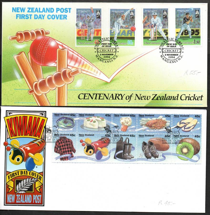 New Zealand selection of (x12) first day covers - as per scans - great lot - good value.