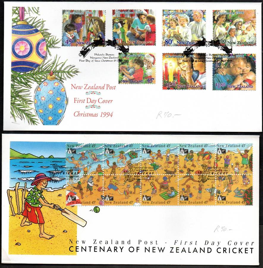 New Zealand selection of (x12) first day covers - as per scans - great lot - good value.
