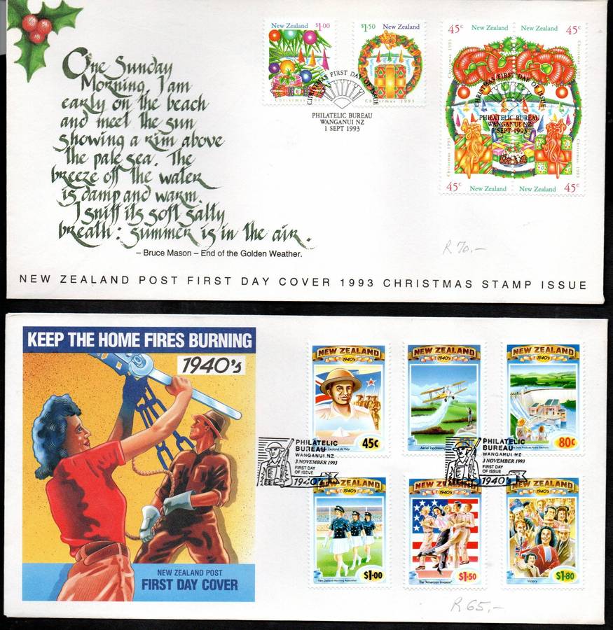 New Zealand selection of (x12) first day covers - as per scans - great lot - good value.