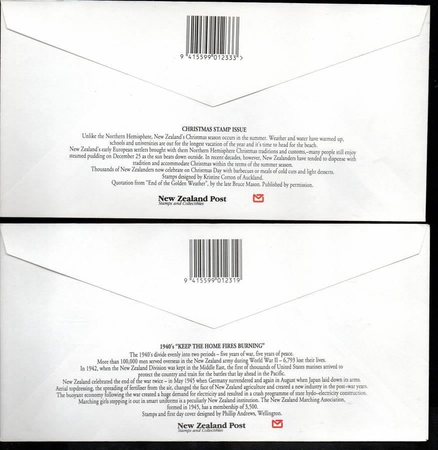 New Zealand selection of (x12) first day covers - as per scans - great lot - good value.