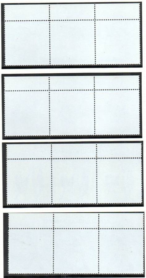 Rwanda 1972 birds umm set of (x10) strips of (x3)  SG469/78  CV GBP 36+.