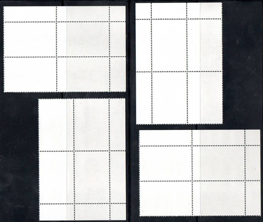 Mauritius 1991 anniversaries and events umm set of (x4) control blks  SG851-4  CV GBP 33+