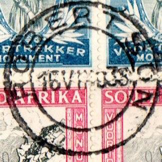 Union 1938 Voortrekker Trek cover - as per scans - Robertson cancels - 1 of 612  dated 16 VIII D38