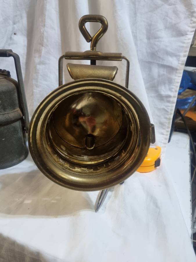 3 miners carbide lamps
