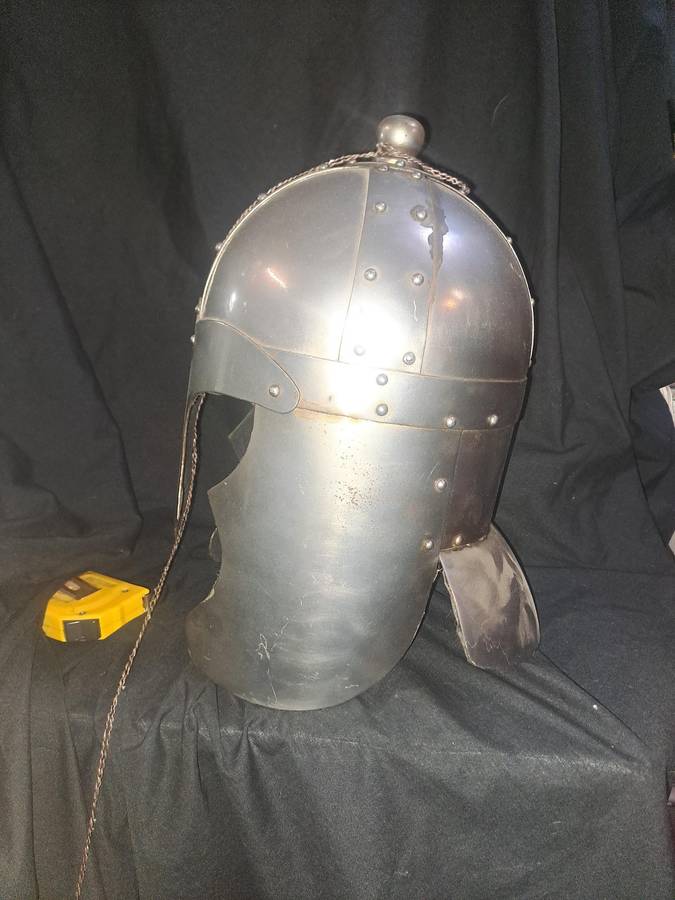 King Arthur helmet metal