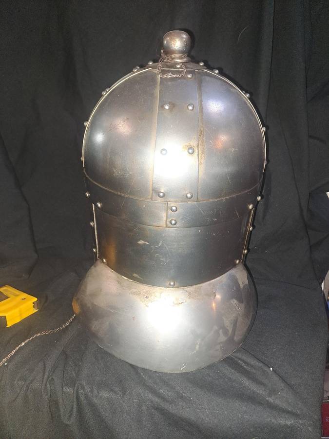 King Arthur helmet metal