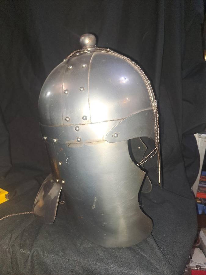 King Arthur helmet metal
