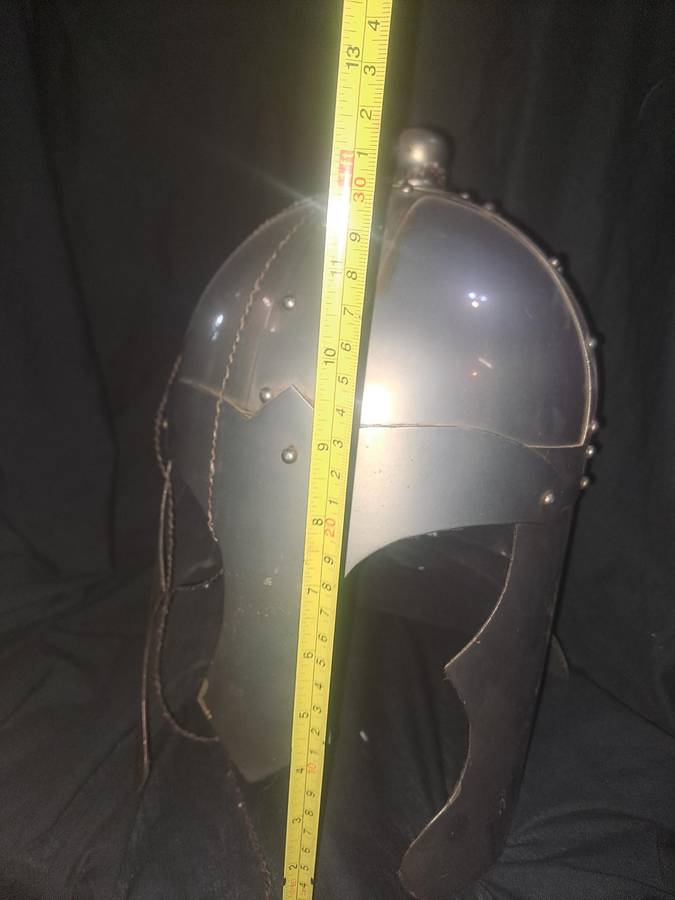 King Arthur helmet metal