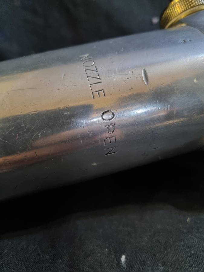 Vintage fireman's nozzle