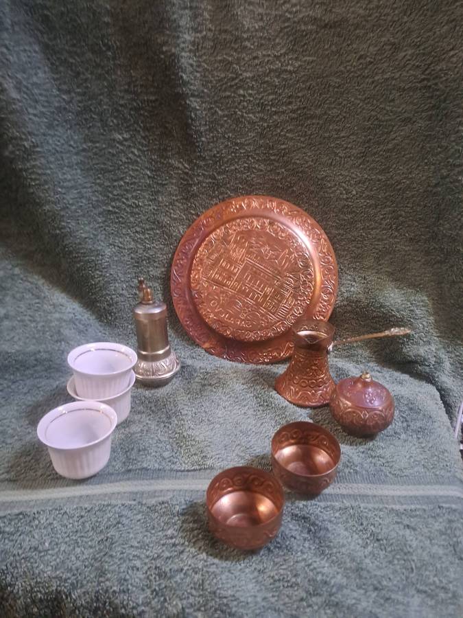 Moroccan copper copper set