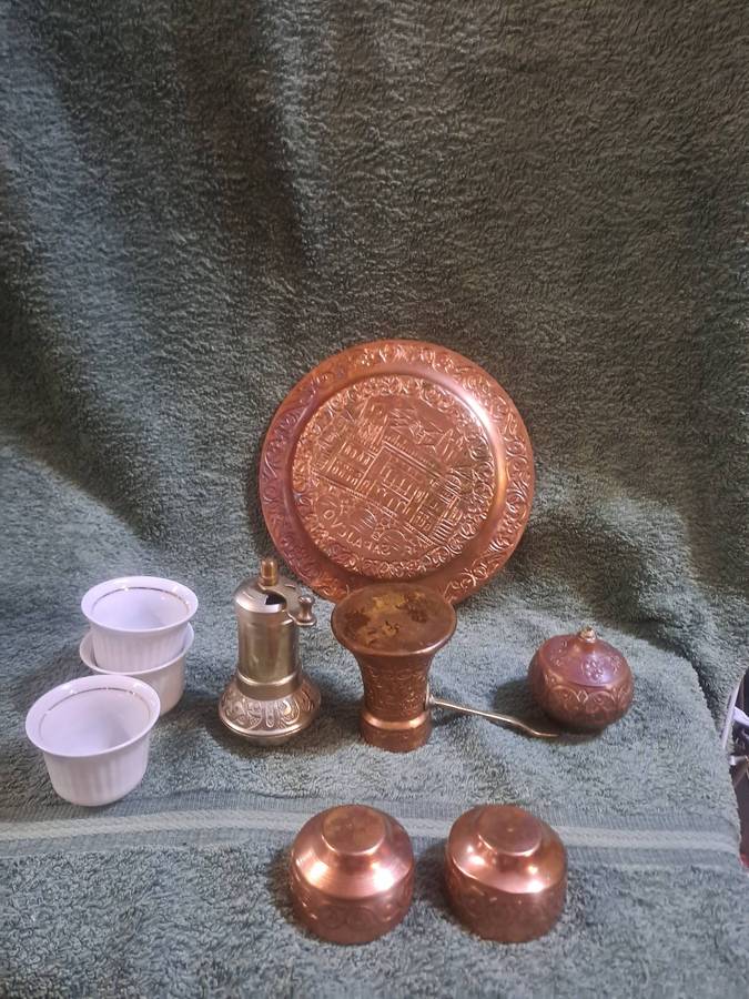 Moroccan copper copper set