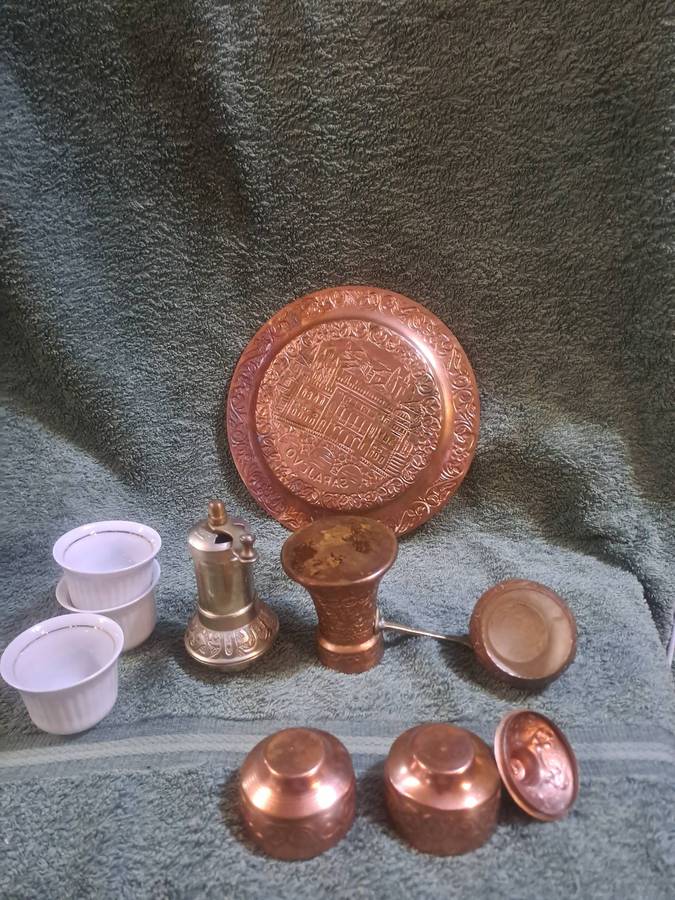 Moroccan copper copper set