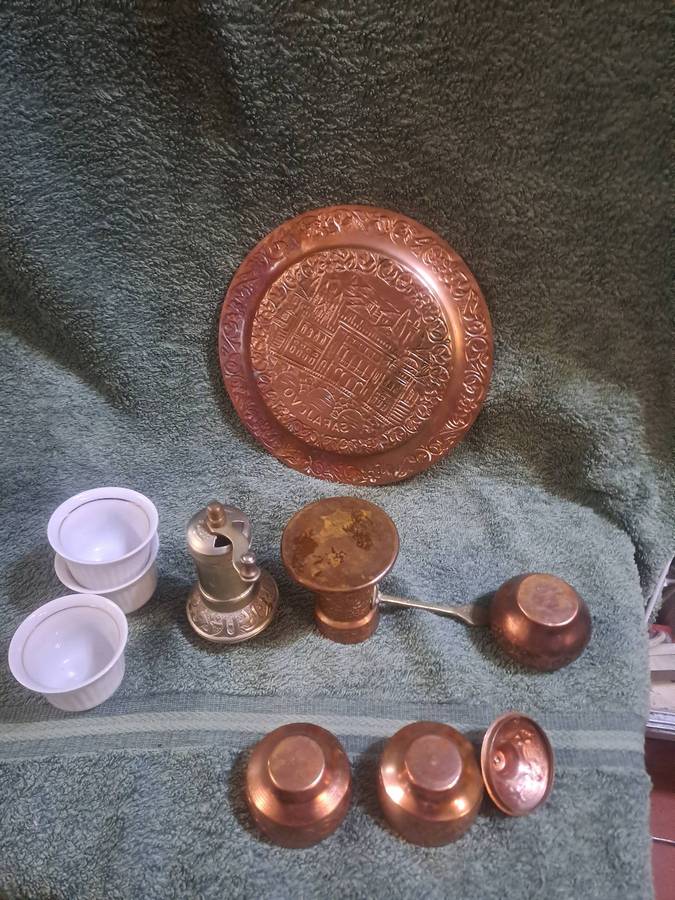 Moroccan copper copper set