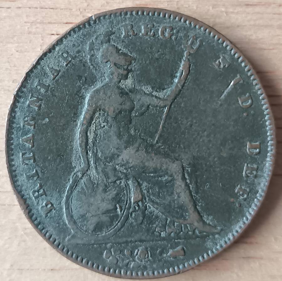 Great Britain Penny 1856 very rare
