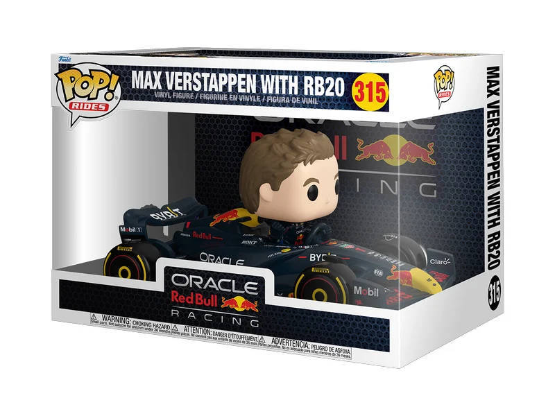 Funko POP! RIDES SUPER DELUXE RB VERSTAPPEN W RB20 FIG