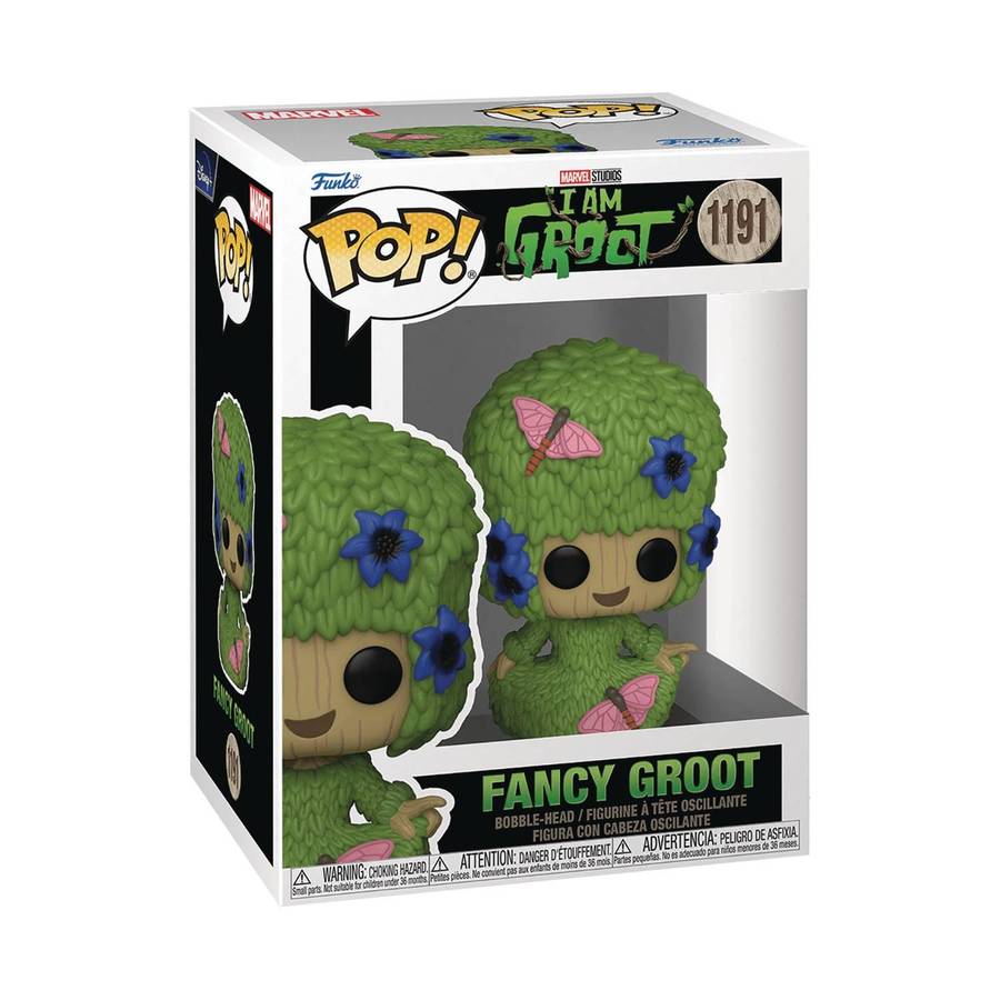 Funko POP! MARVEL I AM GROOT GROOT MARIE HAIR VINYL FIG