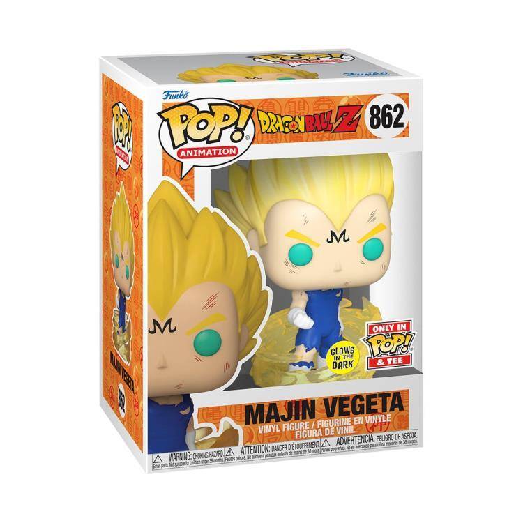 Funko POP&TEE DBZ MAJIN VEGETA(GW) Size M