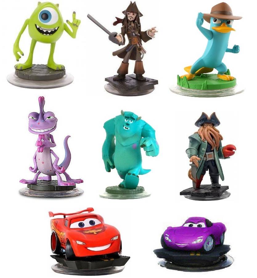 Disney infinity game 1.0 characters bundle