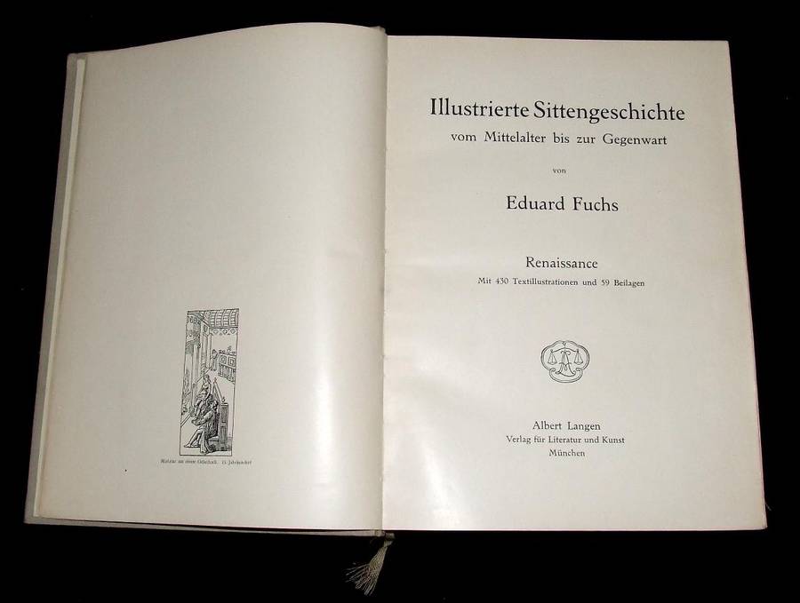 Eduard Fuchs Illustrated Moral History - See Description