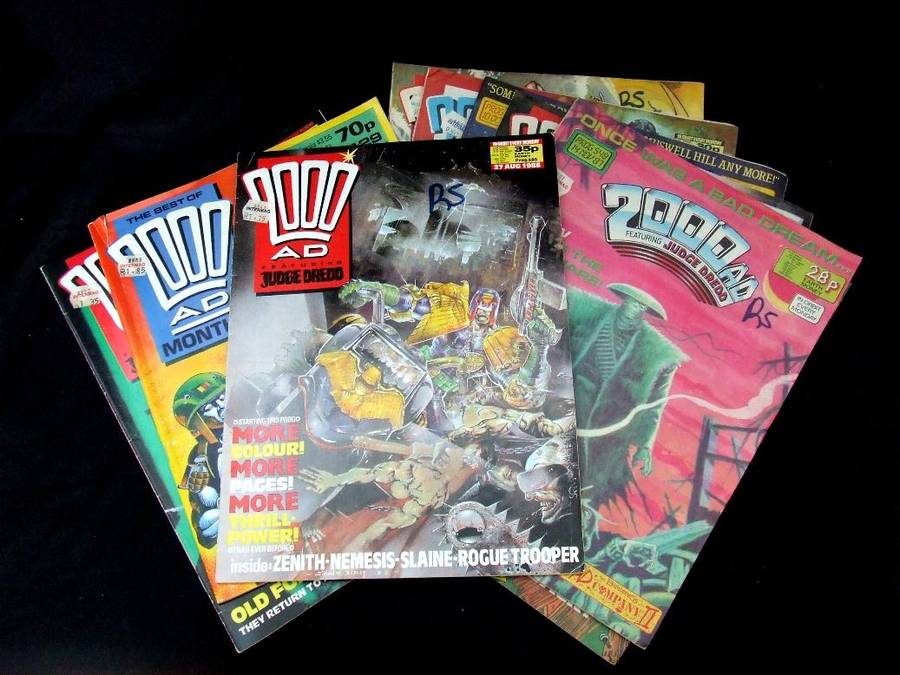 2000 ad Judge Dredd Comics