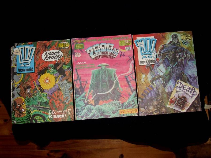 2000 ad Judge Dredd Comics