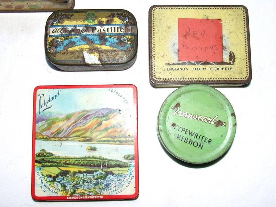 Collection of Vintage tins