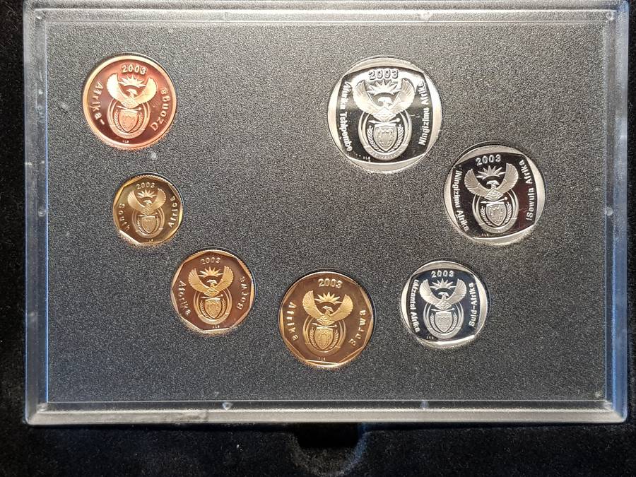 2003 RSA Proof Coin Set Capsuled In Original SAM Box