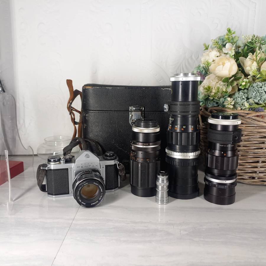 Pentax Asahi Vintage camera bundle