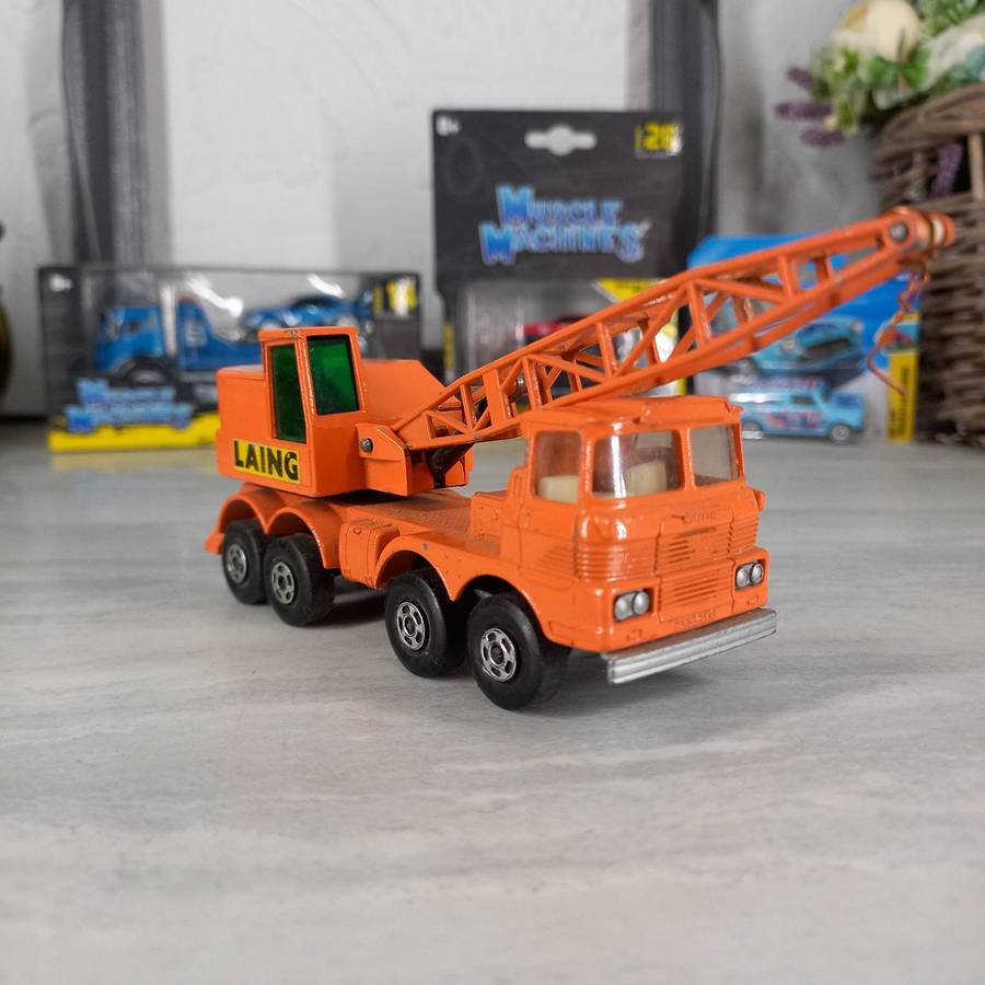 Vintage Matchbox SuperKings Scammel Mobile Crane