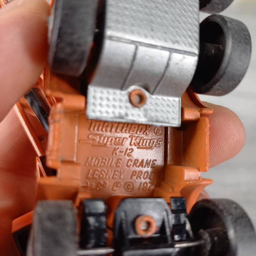 Vintage Matchbox SuperKings Scammel Mobile Crane
