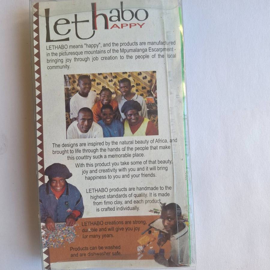 Lethabo happy handmade fork and spoon set