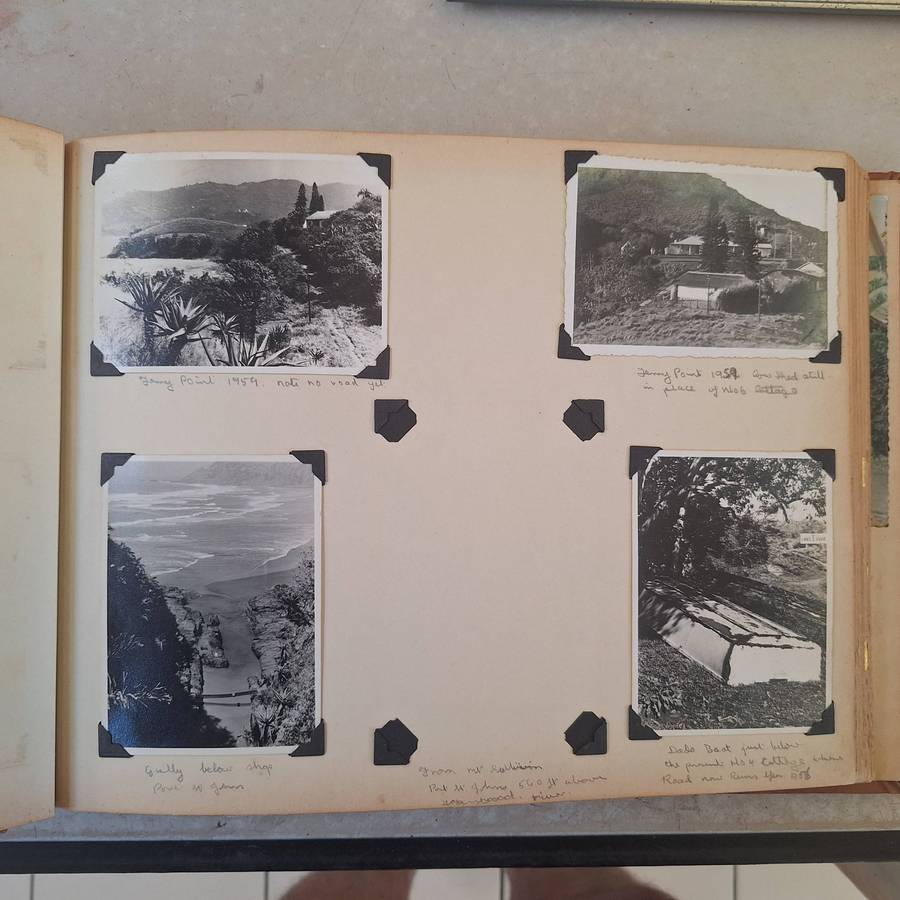 Vintage photo album with photos from early 1960's