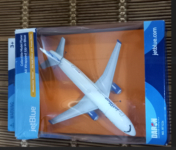 Airbus 320 Jet Blue Airlines  Die Cast Model   (  Scale 1/148 ?)  T/Make DARON New  in Pack  Q/Disc.