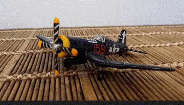 Maisto 1/72 F4U Corsair Fighter Die Cast Model - Complete Pack