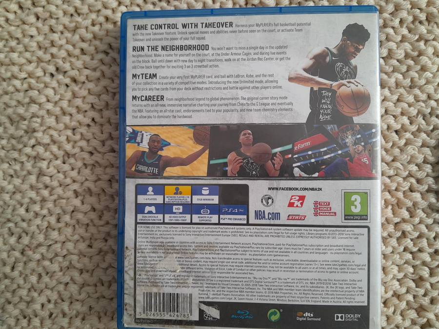 NBA 2K19 PS4 Disc