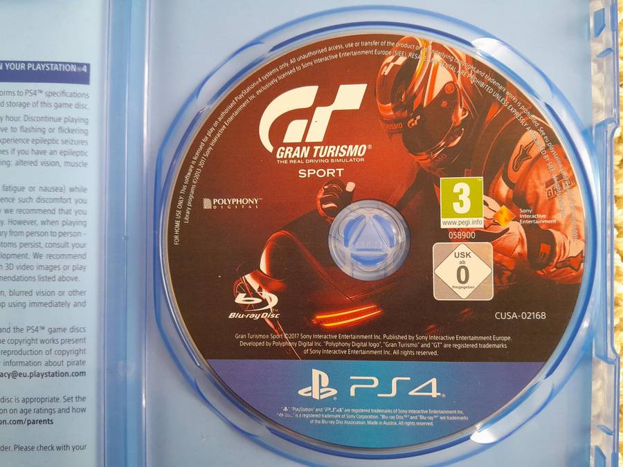 Gran Turismo PS4 Disc