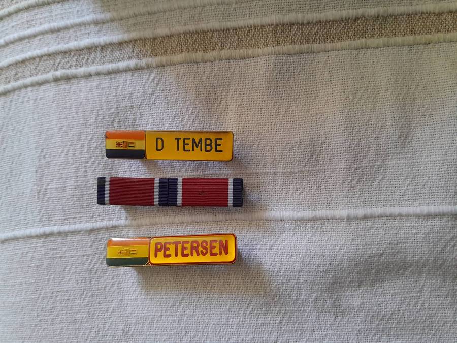 South Afr.Army name tags