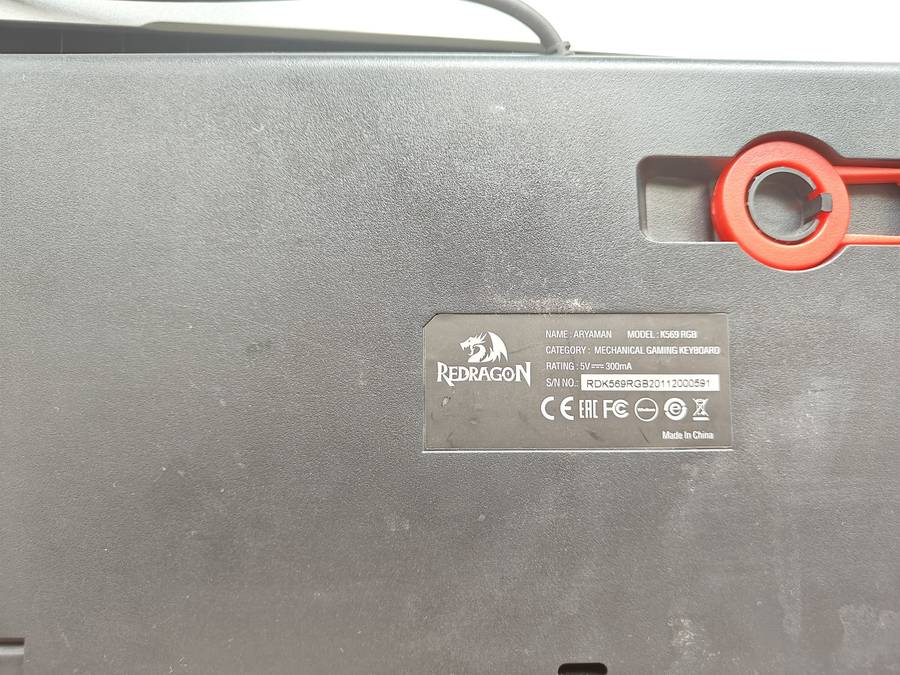 Redragon Aryaman RGB keyboard secondhand