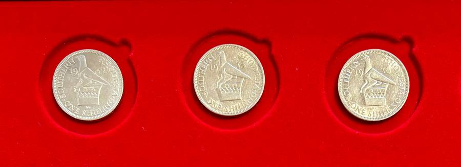 Higher Grade S. Rhodesia Silver Shillings (32, 34, 36) - BID PER COIN