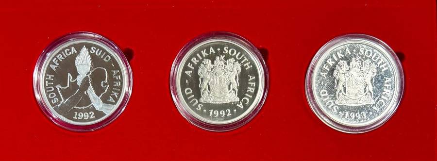 Beautiful Trio of RSA Proof Silver R2's (1oz) - BID PER COIN