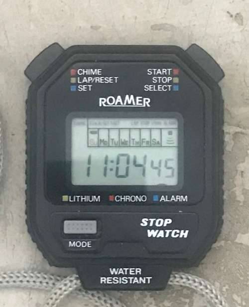 HUGE 73MM ROAMER STOPWATCH IN EXCELLENT WORKING CONDITION